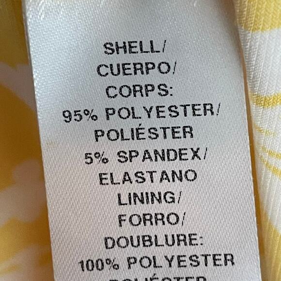 London Times Women's Size 8 Ruffled Short Sleeve Printed Matte Jersey Maxi Dress - Picture 5 of 9